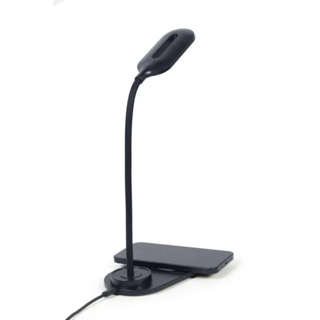 Lámpara de escritorio GEMBIRD TA-WPC10-LED-01 Negro