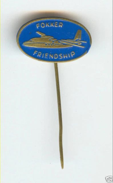 Aircraft  FOKKER Friendship Pin Badge