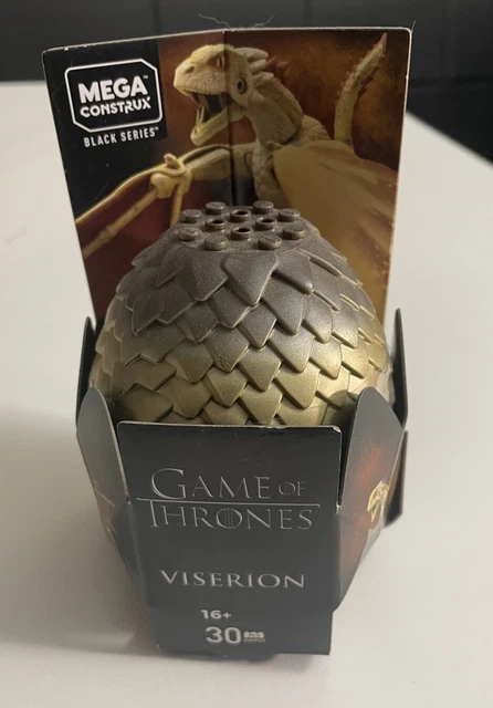 VISERION Mega Construx Black Series - Game of Thrones Dragon Egg NEW in