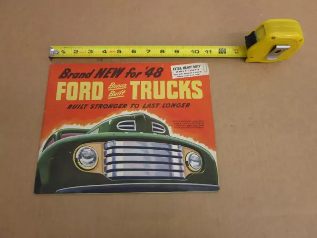 1948 Ford F7 F8 Truck sales brochure 28 page ORIGINAL