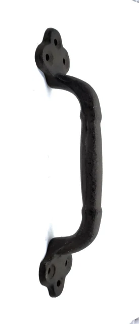 Cast Iron Gate Sliding Door Pull Handle Hardware Shed Barn Rustic Farmhouse 3