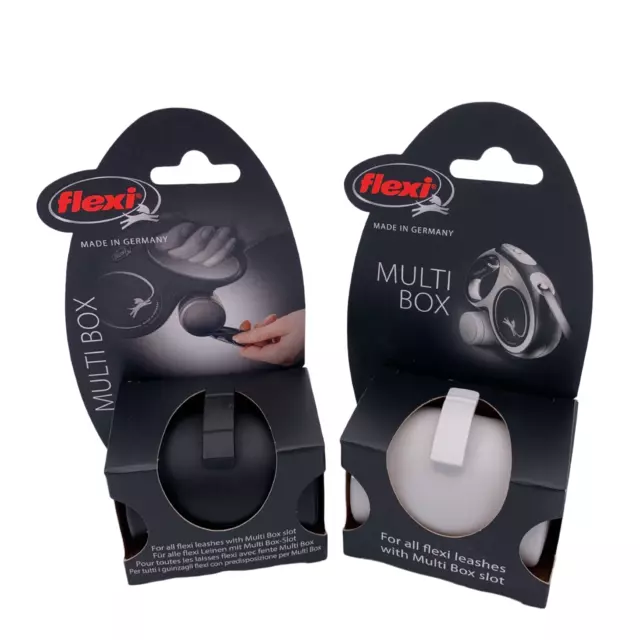 FLEXI MULTI BOX Dog Puppy Lead Accessoires Treat Poop Roll Sacs