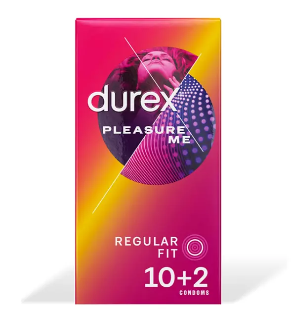 Durex Pleasure Pack Latex Condom 10+2 Pack Assorted Condoms Exciting Sensation