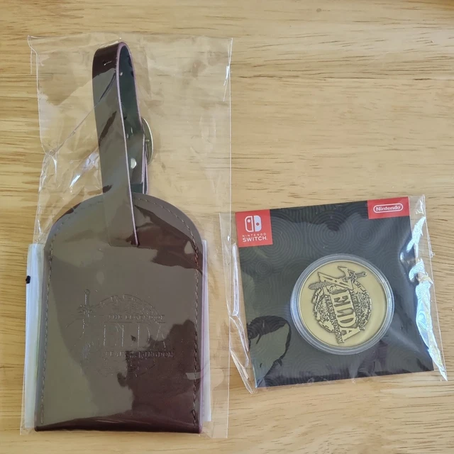 THE LEGEND OF Zelda Tears of the Kingdom Collectible Coin & Luggage Tag
