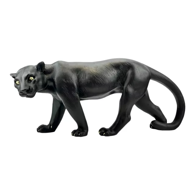 Black Panther Panter Puma Cougar Sculpture Decorative Statue Figure