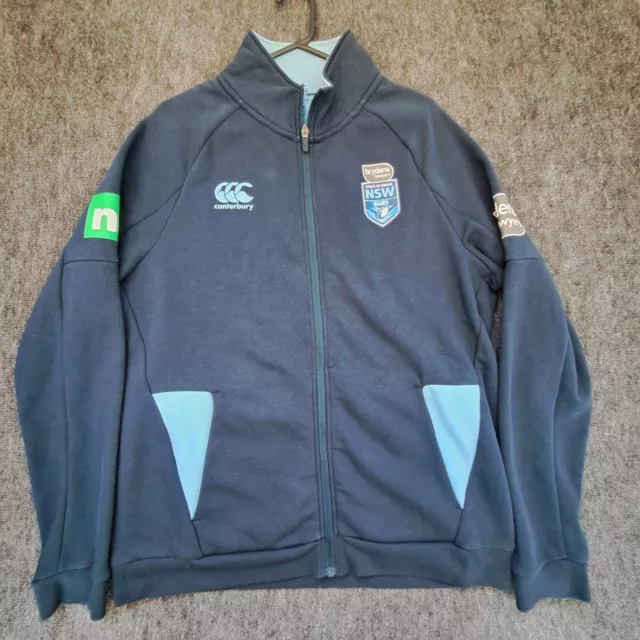 New South Wales Blues Mens Jacket Extra Large NRL State of Origin Zip Up NSW