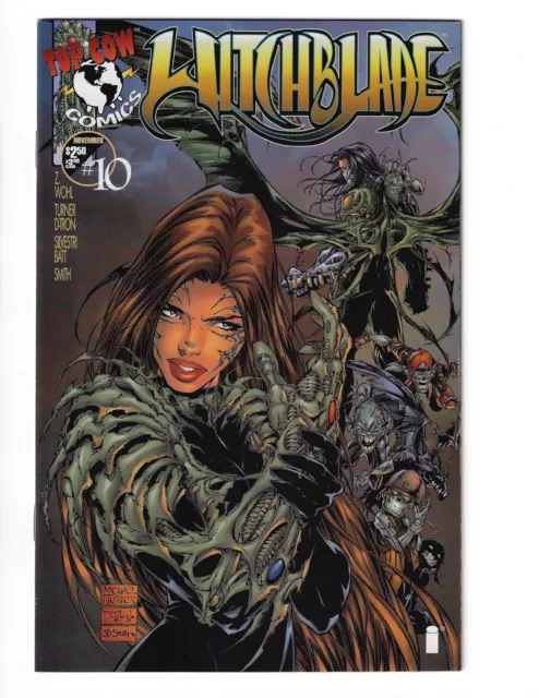 Witchblade #10 VF/NM 1st App. of Darkness Michael Turner 1996 Top Cow Comics