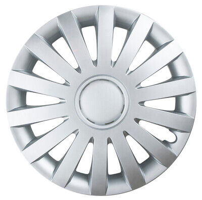 Set Of 4x New Wheel Hub Trims Caps Covers 17 Inch silver fit Vauxhall Insignia