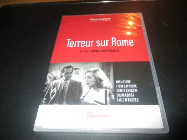 DVD NEUF "TERREUR SUR ROME" Maria FIORE, Frank LATIMORE, Andrea CHECCHI