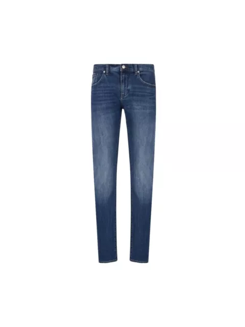 Jeans Armani Exchange Basic in cotone, Uomo colore INDIGO DENIM modello 3RZJ1...