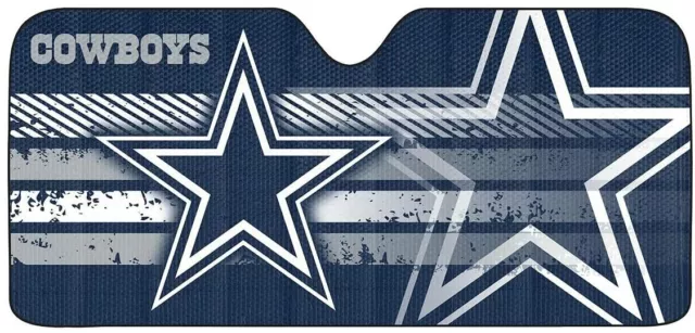 Fanmats Team Promark NFL Dallas Cowboys Car Truck Folding Sunshade