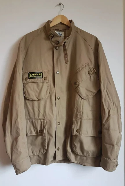 BARBOUR WASHED TWILL International Jacket XL (S1) £45.00 - PicClick UK