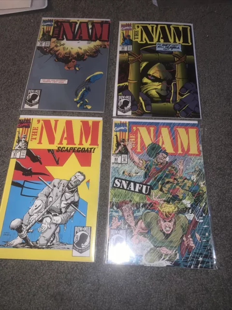 The 'Nam Magazine lot of 4 comics - # 59, 60, 61 And 63 NM/M BEAUTIFUL COPIES!