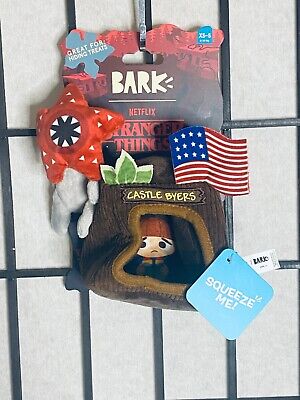 NWT Rare Bark Box Stranger Things Castle Byers Netflix BarkBox Dog Toy