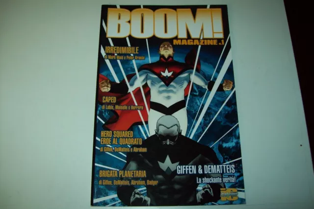 Boom Magazine N.1-Italycomics Giugno 2009 Ottimo Stato!!