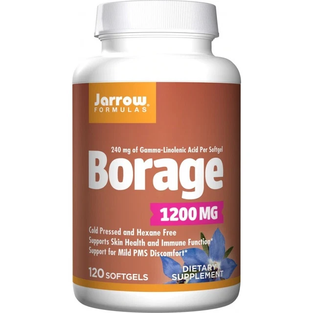 Aceite de borraja Jarrow 1200 mg 120 geles