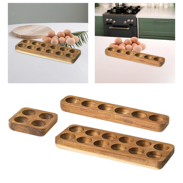 PATIKIL Porte-Bagues En Cône En Bois, 10 Pièces Support D