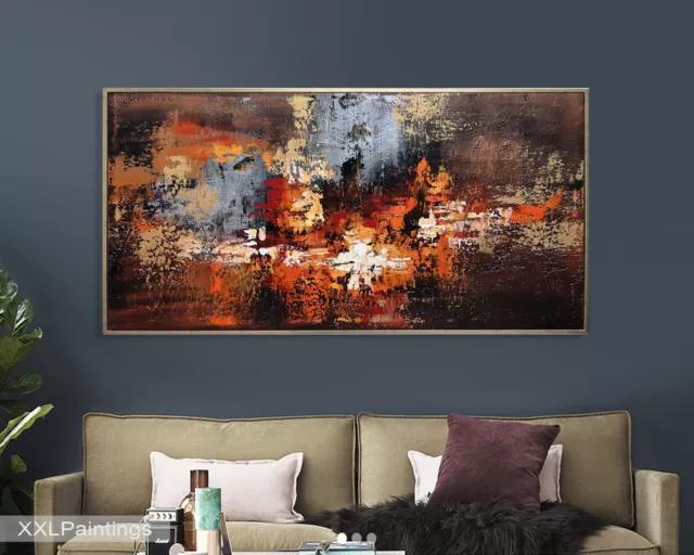 ORIGINAL 120cm x 60cm Abstrakt Gemälde Modern XXL Bilder 4009