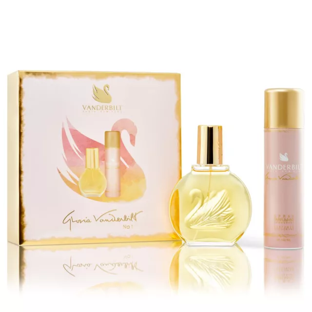 Gloria Vanderbilt N°1 Giftset 100ml EDT Spray + 150ml Deo Spray