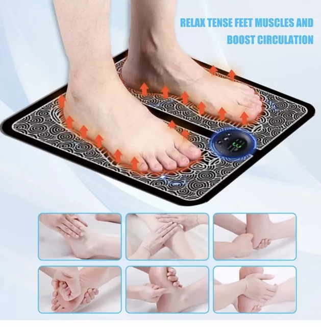 EMS Foot Massager Electric Feet Massager Deep Kneading Circulation Foot Booster