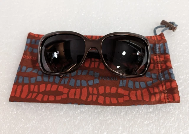 FOSSIL LONG LIVE Vintage 1954 Style Lori 3 Sunglasses Womens Brown with Case 20.00 PicClick
