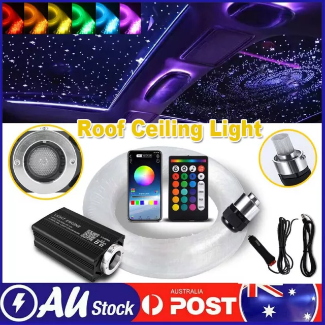 500 Home Car Headliner Star Light Kit Roof Remote Fiber Optic Ceiling Lights APP