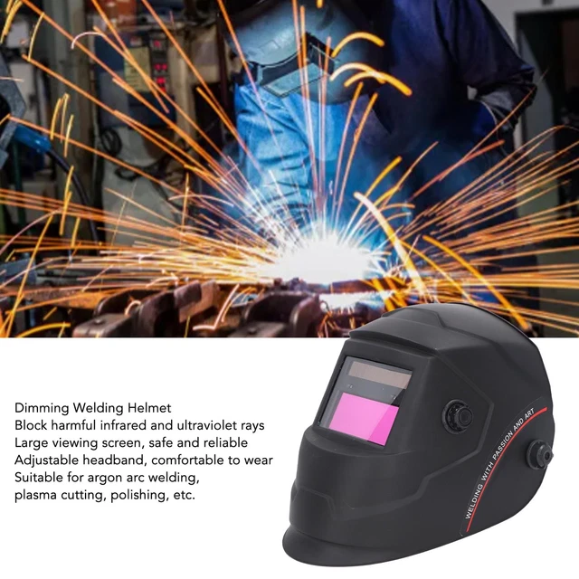Casco Saldatura Grande Vista per Maschera Saldatrice TIG MIG ARC Sensibilità Induttiva