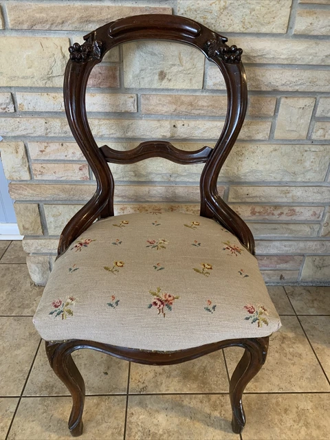 1 Chair Medallion Spoon Balloon Hollywood Reg French Country 3ft 1” T LOCAL PICK