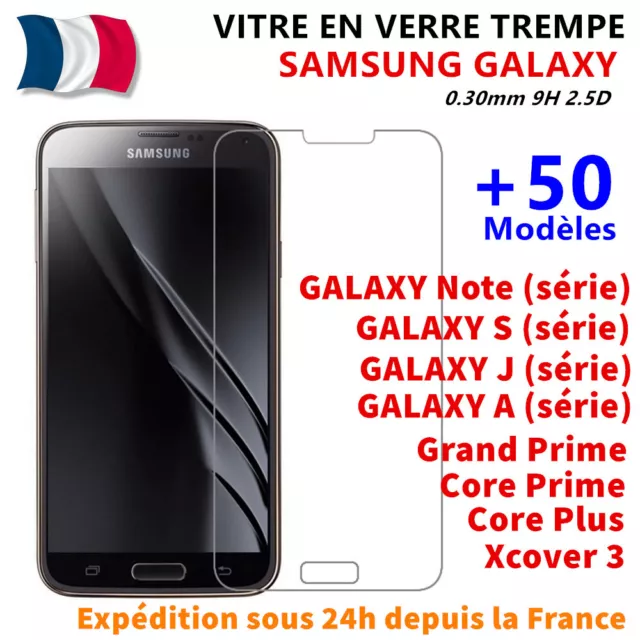 Vitre Film Protection Verre Trempé pour Samsung S7/A9/J5/J4/J6/A10/20e/40/51/71