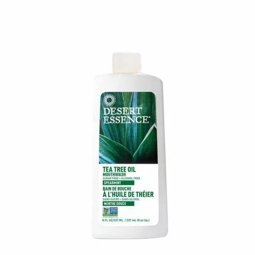 Tea Tree Huile Bain de Bouche Menthe Verte 8 Fl OZ Par Desert Essence