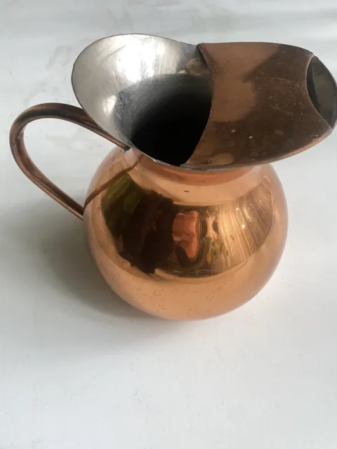 ANTIQUE  Copper decanter, Watering Can, GORGEOUS Vase