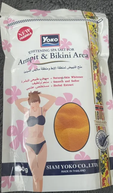 Yoko Spa Whitening Salt For Armpit And Bikini Area 220G