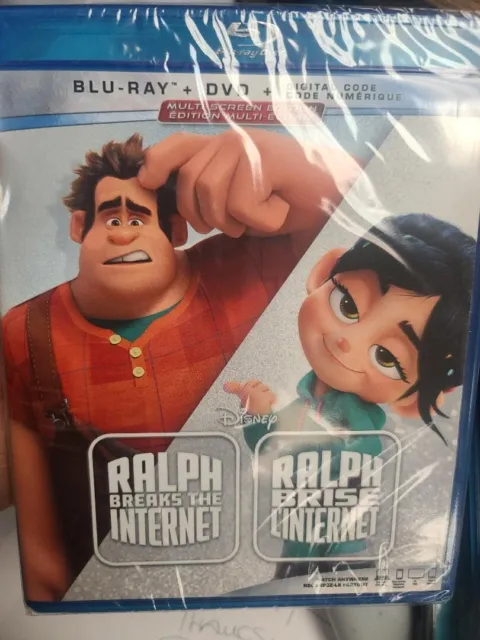 Ralph Breaks the Internet BLU RAY + DVD BRAND NEW!!