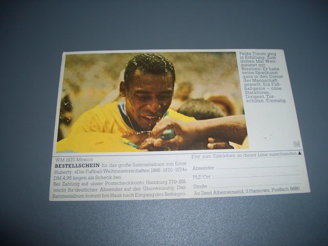 Huberty Album Sammler, Bild Nr. 59, Fußball-WM 1970 Mexico, Pele