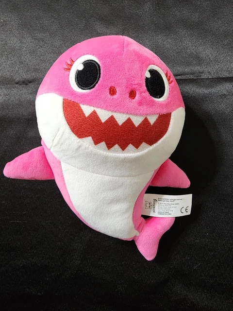 MOMMY SHARK OFFICIAL 10 inch Stuffed Animal Plush Toy Pink Shark baby