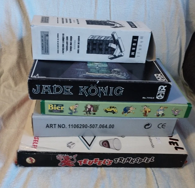 5 Spiele Paket Sammlung Konvolut Brettspiele Gesellschaftsspiele