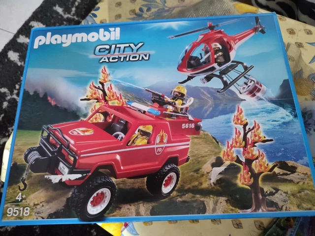 PLAYMOBIL CITY ACTION: L'équipe de Pompiers des Feux de Forêts Set