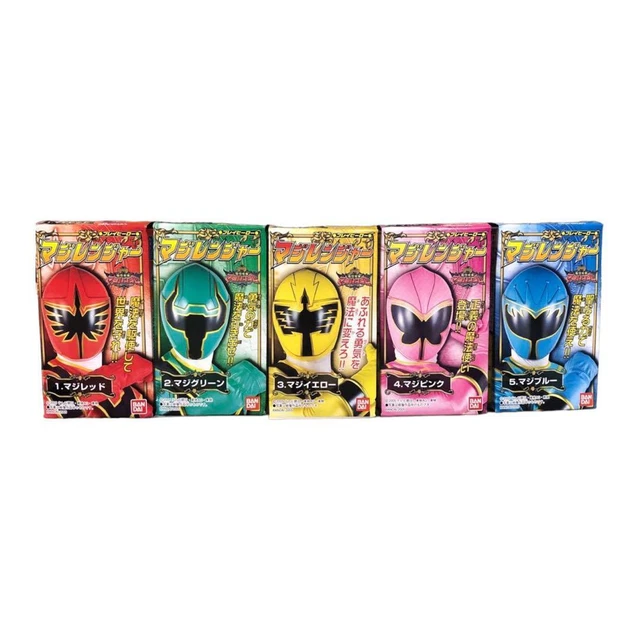 Power Rangers Mystic Force Magiranger Soft Vinyl Figure 5p set BANDAI w/BOX