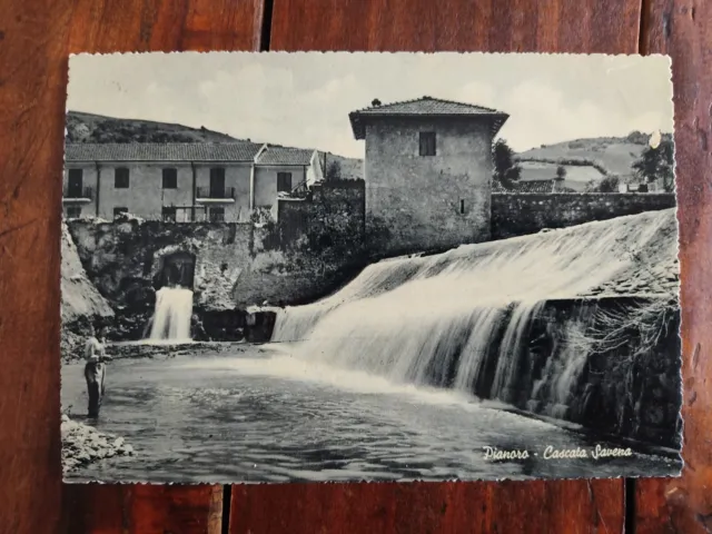 cartolina - PIANORO ( BO.) cascata del SAVENA - viaggiata