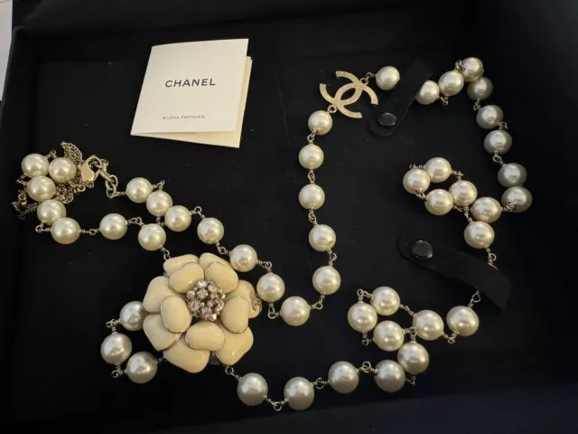Chanel Pearl Necklace - Etsy Hong Kong