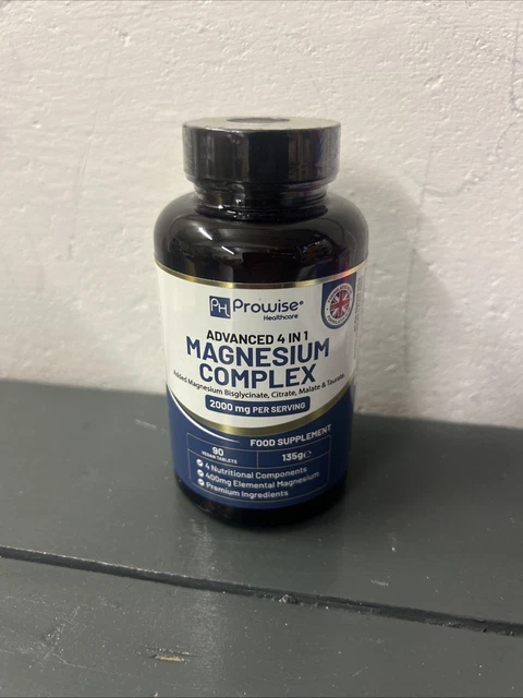 Magnesium Glycinate Complex 4 In 1 - 2000mg Per Serving | Precise 400mg Elemental Magnesium Dose - View #4