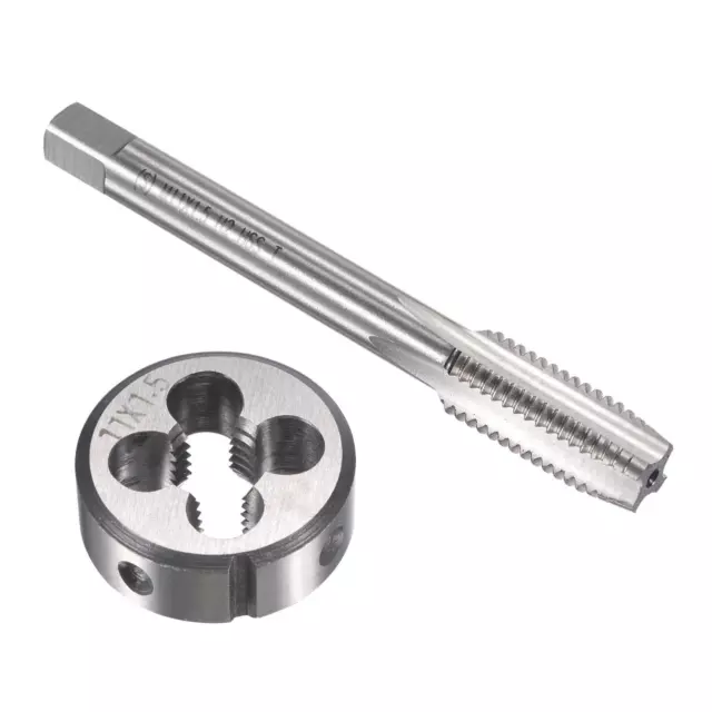 M11 x 1.5mm Metric Tap and Die Set HSS Machine Thread Tap with Round Die