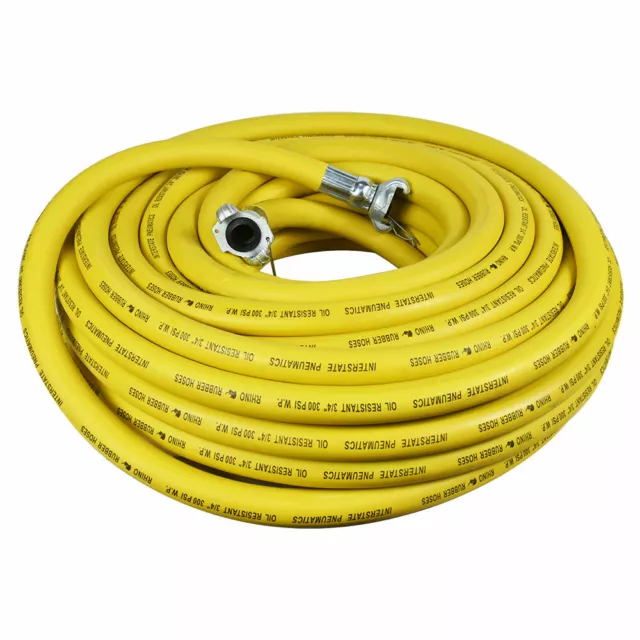 Tuyau en caoutchouc jaune Jack Hammer 3/4" x 100 pieds 300 PSI - HJ59-100E