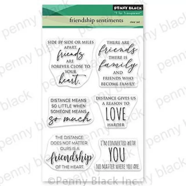 Penny Black Clear Stamps - Friendship Sentiments