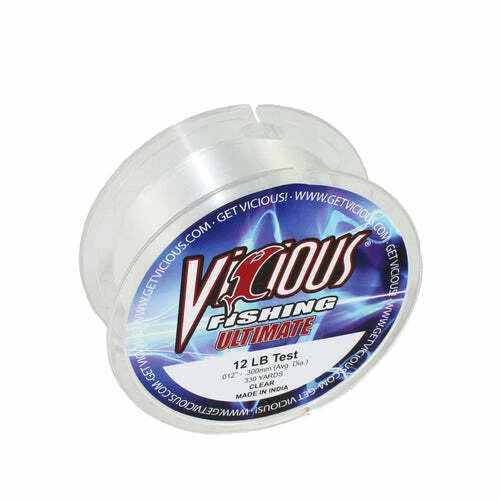 Vicious Fishing VCL Ultimate Monofilament Clear Fishing Line - 330 Yards