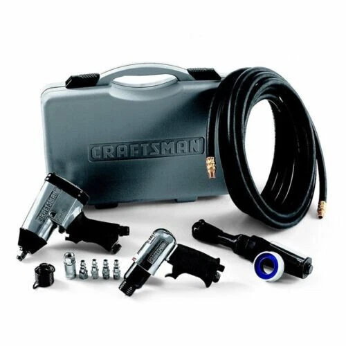 Kit de herramientas de aire mecánicas Craftsman 10 piezas estuche mazo llave de impacto 3/8 trinquete