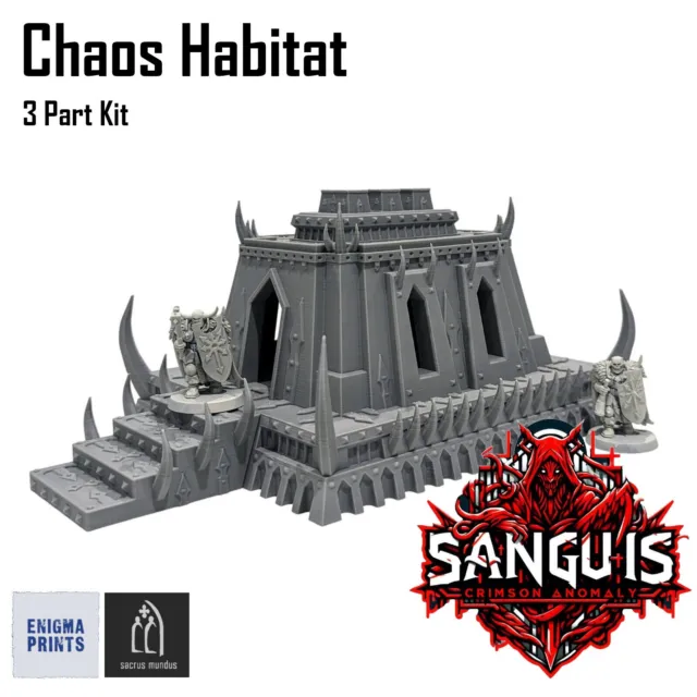 Chaos Habitat - 3-teiliges Kit - Wargaming Tischplatte Streugelände & Landschaft