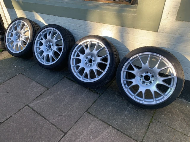 5 x GENUINE BBS CH 81/2 x 19 Alloy Wheels ET35 with Tyres Rims PCD 5 x 112 CH009