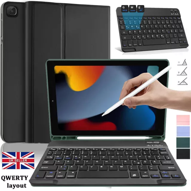 Bluetooth Keyboard Mouse Case Cover For iPad 5/6/7/8/9/10th Gen Air 5/4/3 Pro 11