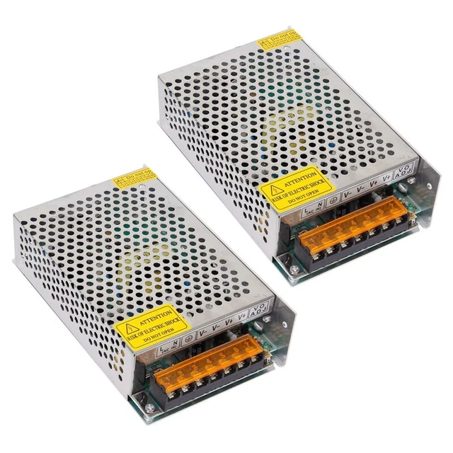 2X DC 12V 10A 120W Schaltnetzteil Geregelter Transformator / EntwP5D9